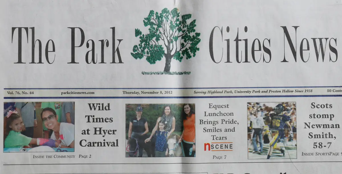 Park Cities News Paper