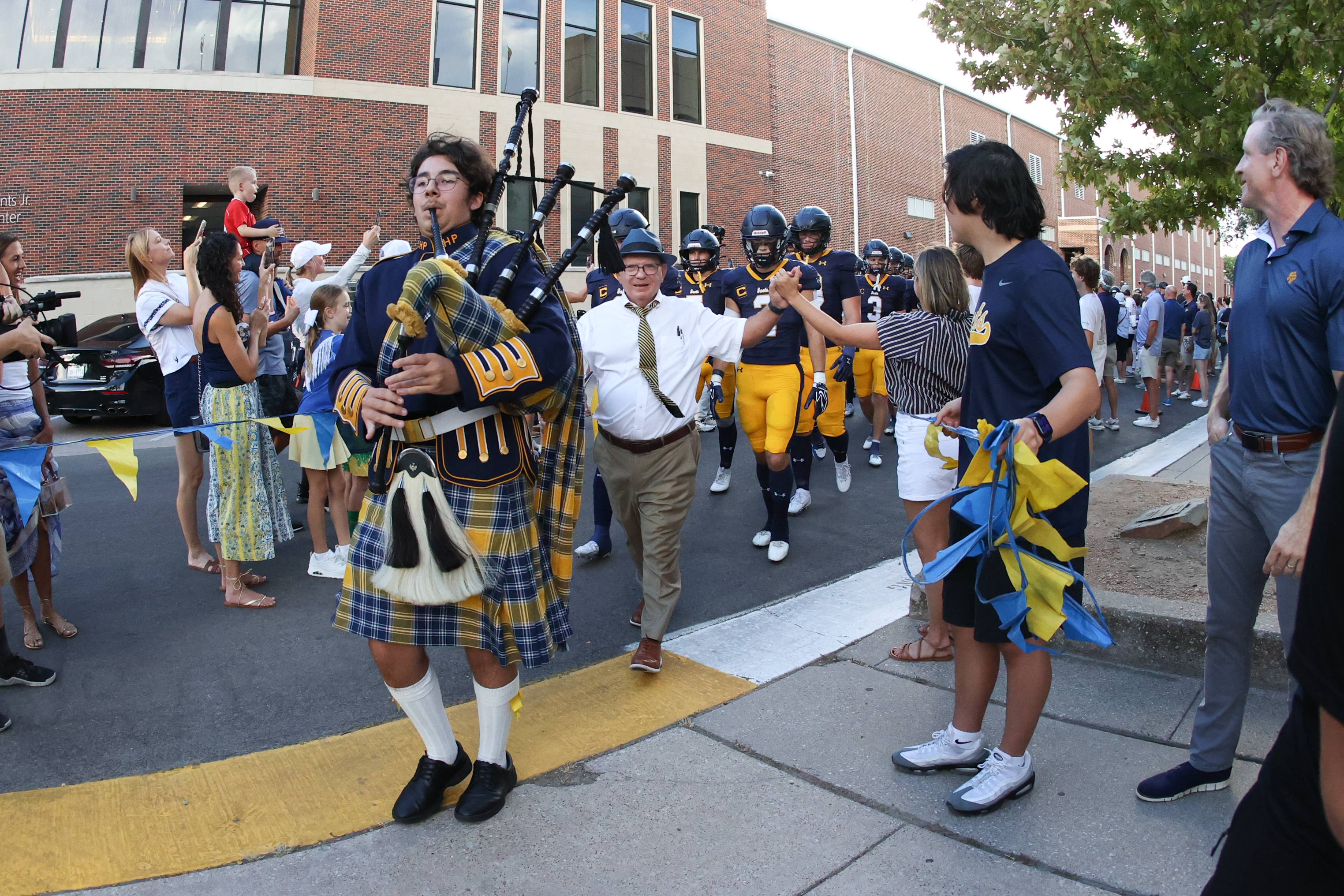 The Highland Park Scots play their first home game this season against Tyler.